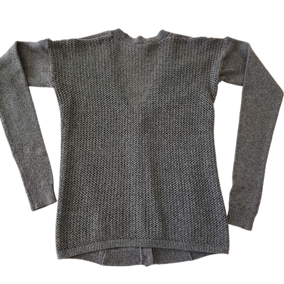 Hollister Grey Knit Sweater Size Small - Picture 1 of 11